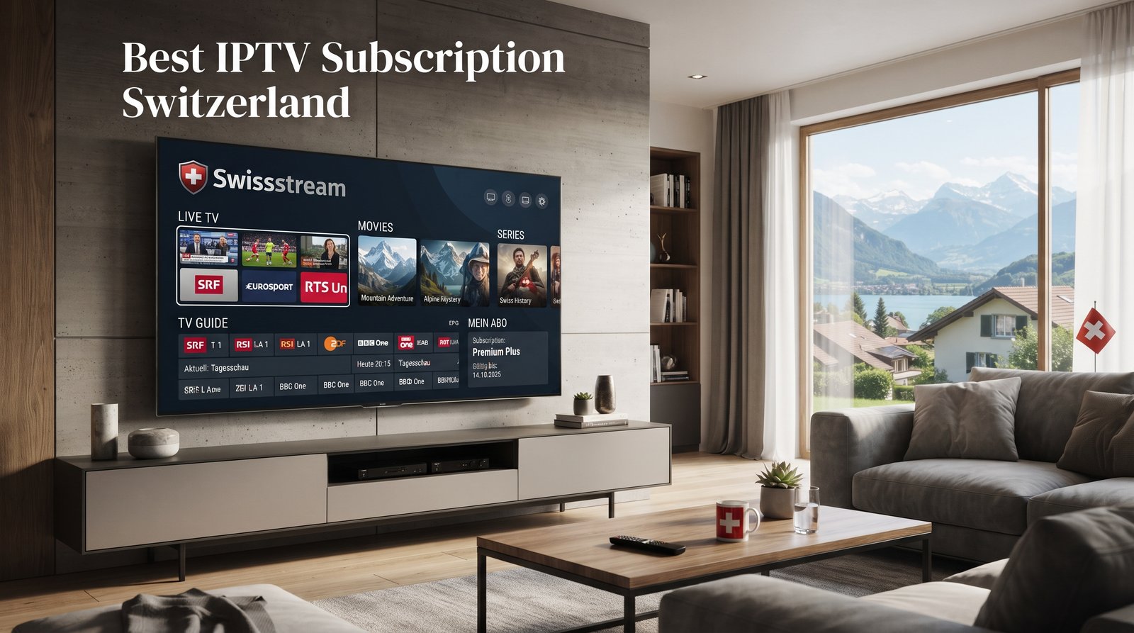 Best IPTV Subscription Switzerland mit Swissstream