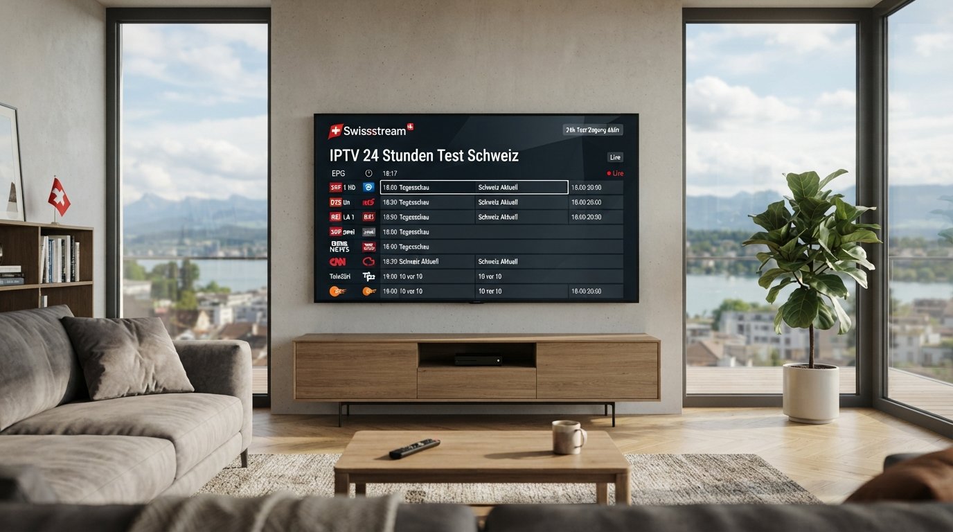 IPTV 24 Stunden Test Schweiz mit Swissstream