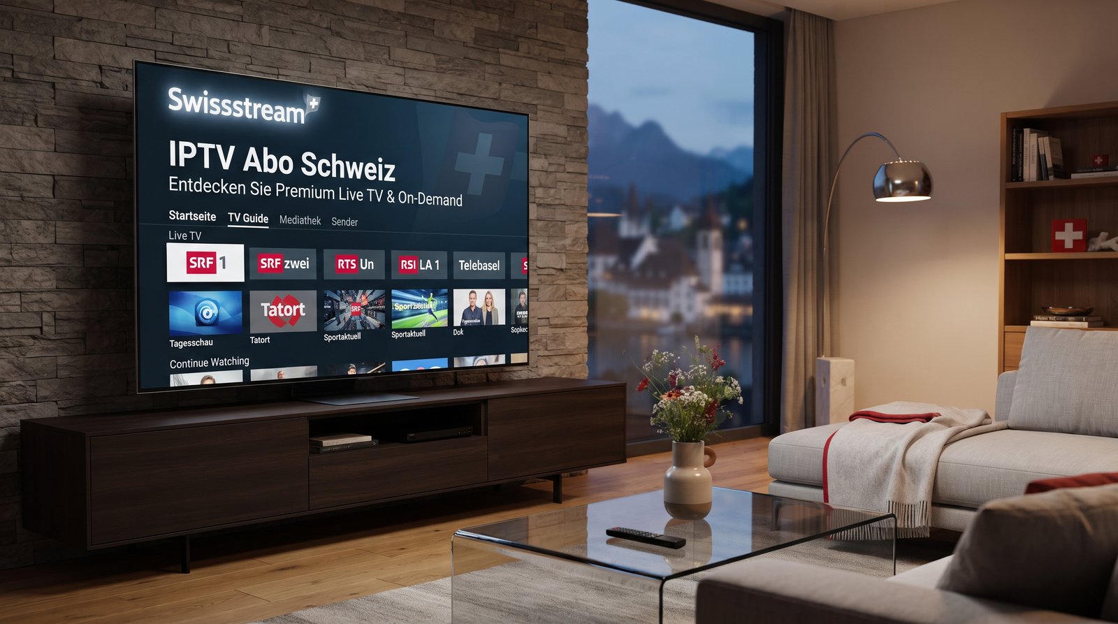 IPTV Abo Schweiz mit Swissstream