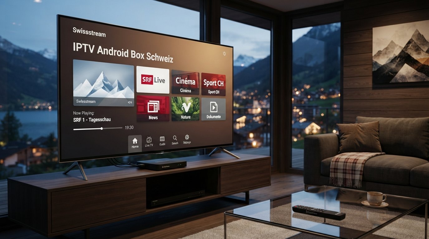 IPTV Android Box Schweiz mit Swissstream