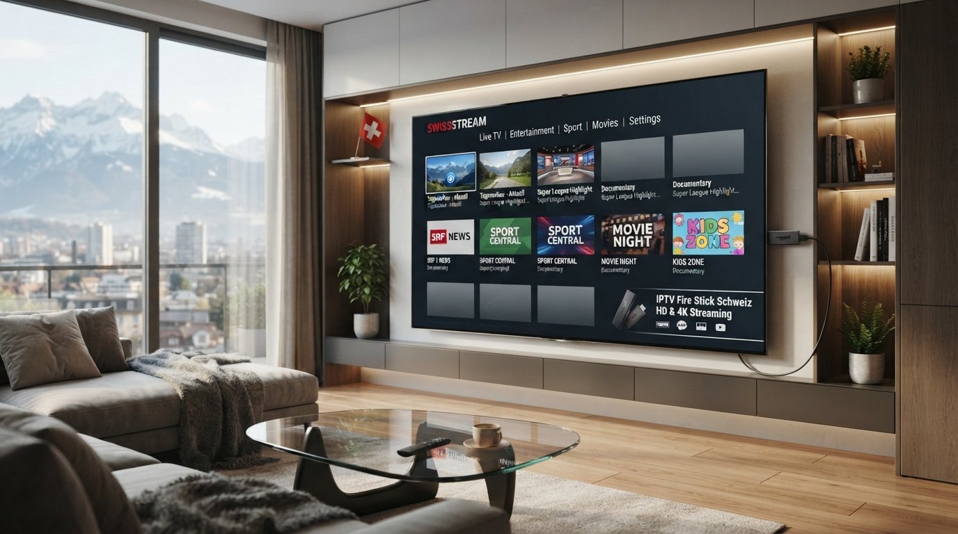 IPTV Fire Stick Schweiz mit Swissstream