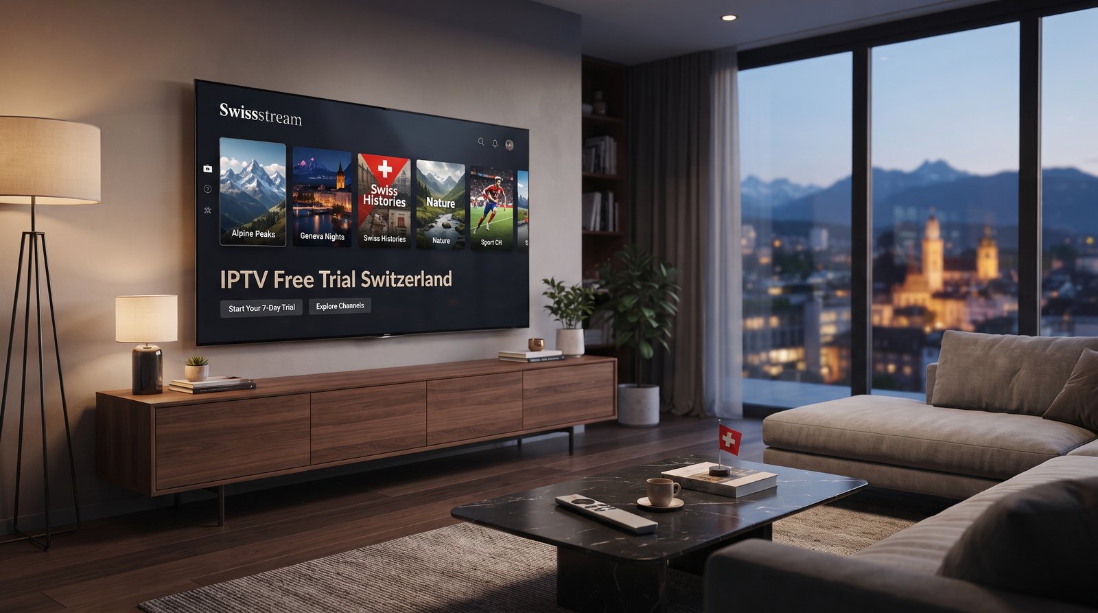 IPTV Free Trial Switzerland mit Swissstream