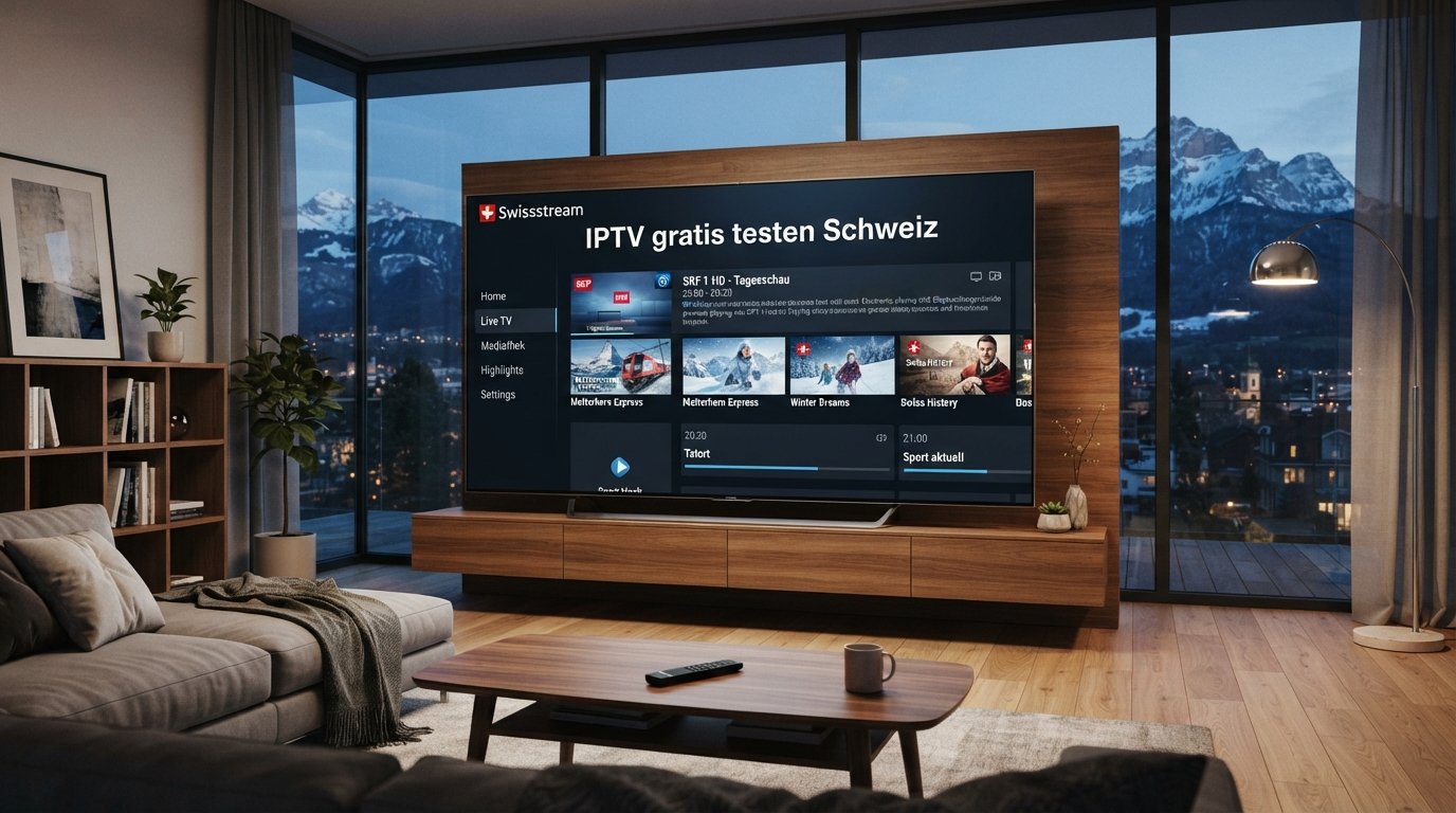 IPTV gratis testen Schweiz mit Swissstream