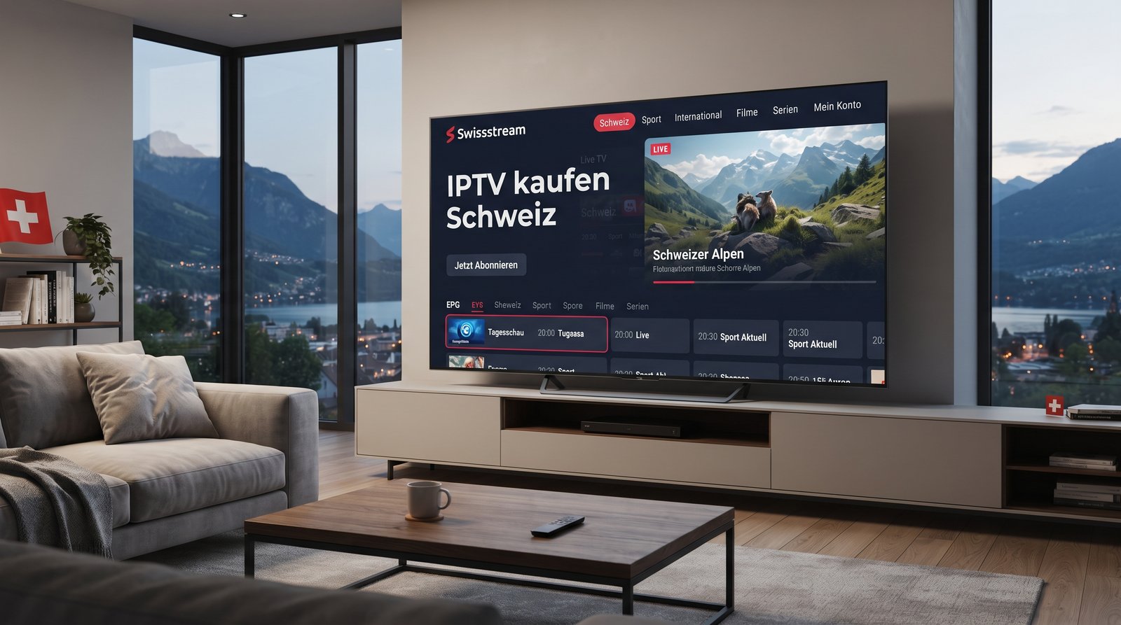 IPTV kaufen Schweiz mit Swissstream