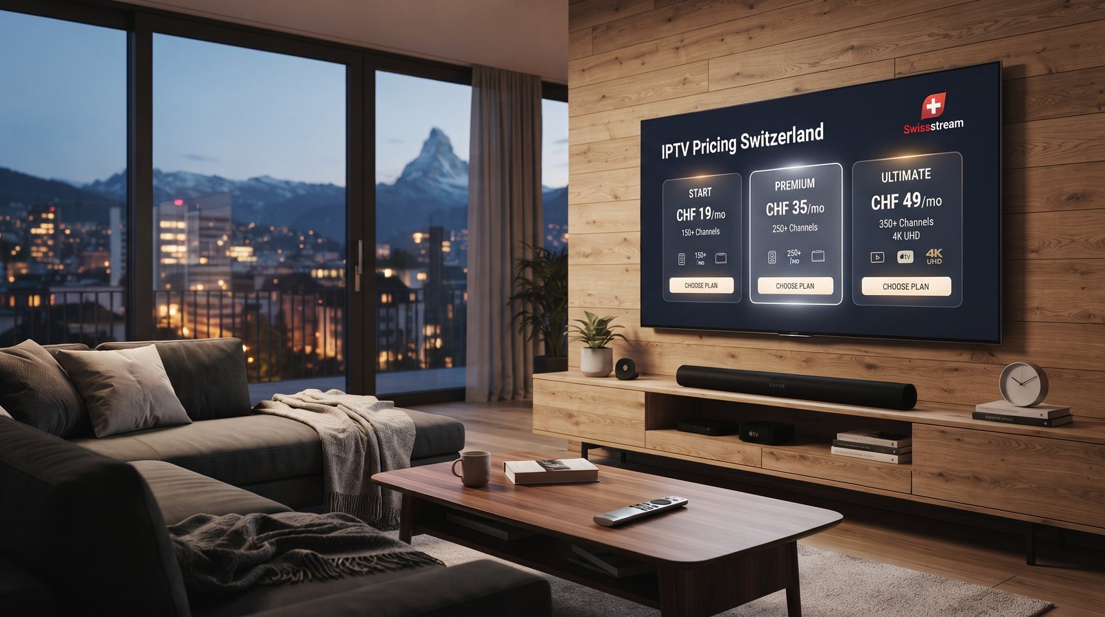 IPTV Pricing Switzerland mit Swissstream
