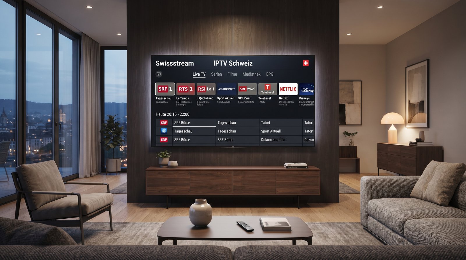 IPTV Schweiz mit Swissstream