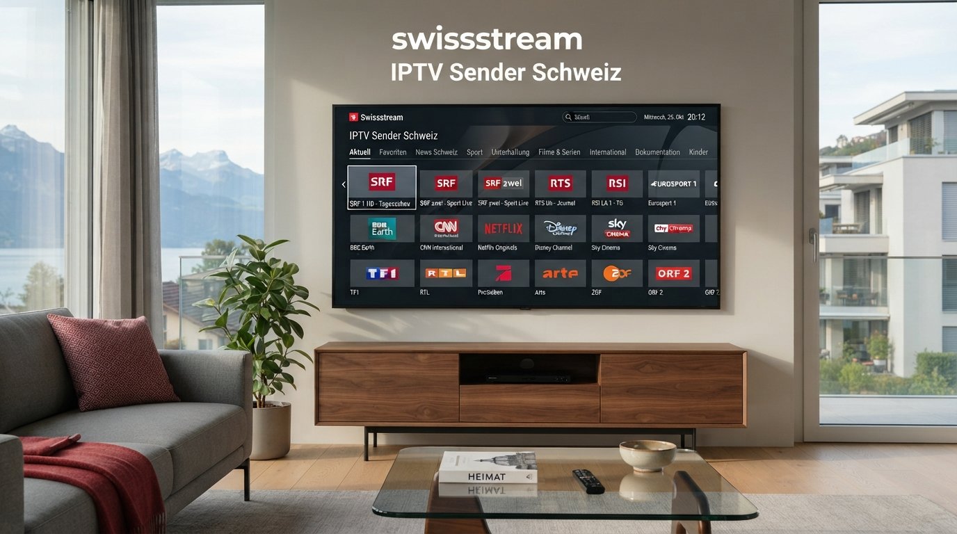 IPTV Sender Schweiz mit Swissstream