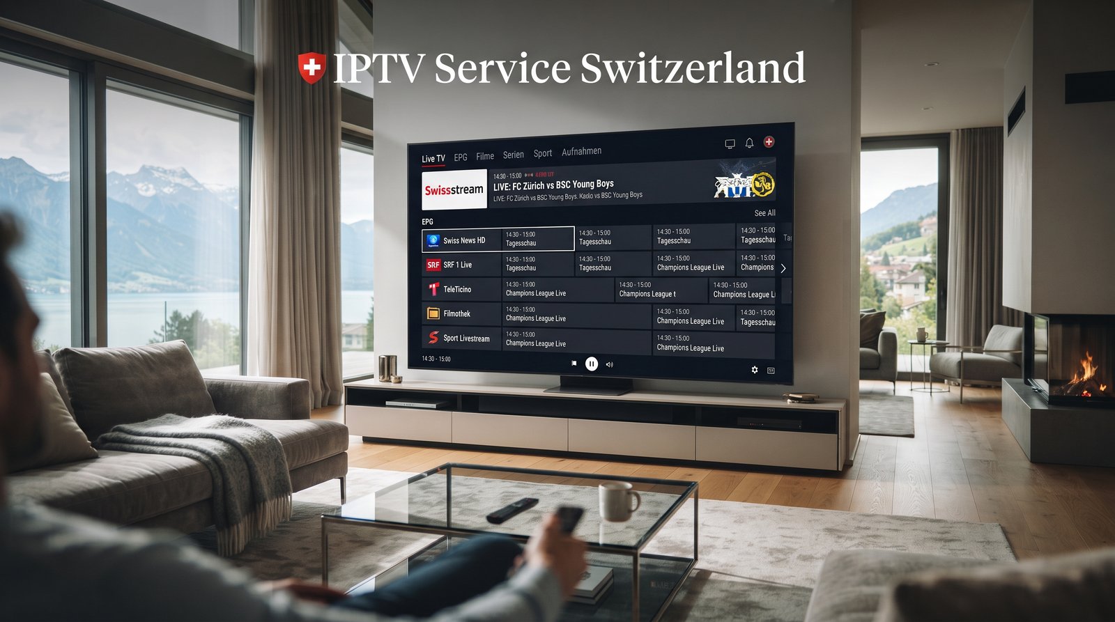 IPTV Service Switzerland mit Swissstream